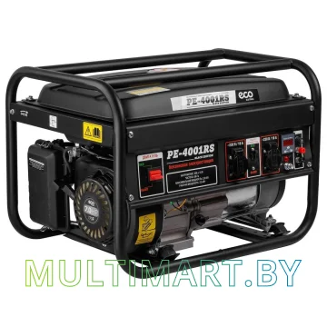 Бензиновый генератор ECO PE-4001RS Black Edition